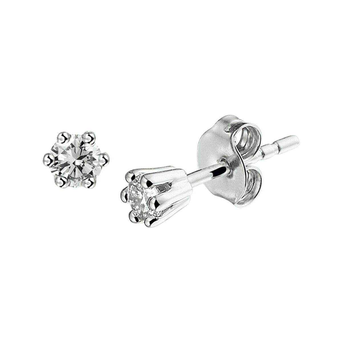 oorknoppen (2x0.10ct) h si